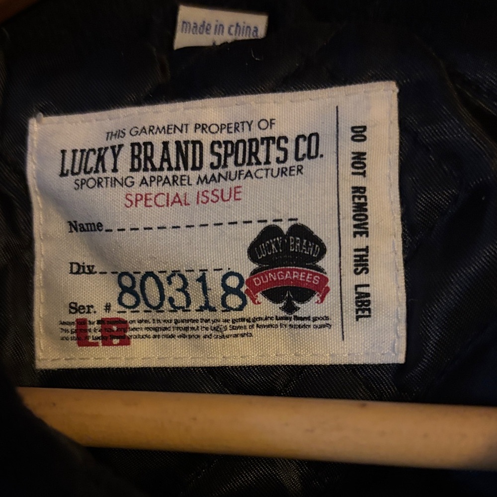 Lucky Brand Black Jacket wool vintage inspired jacket